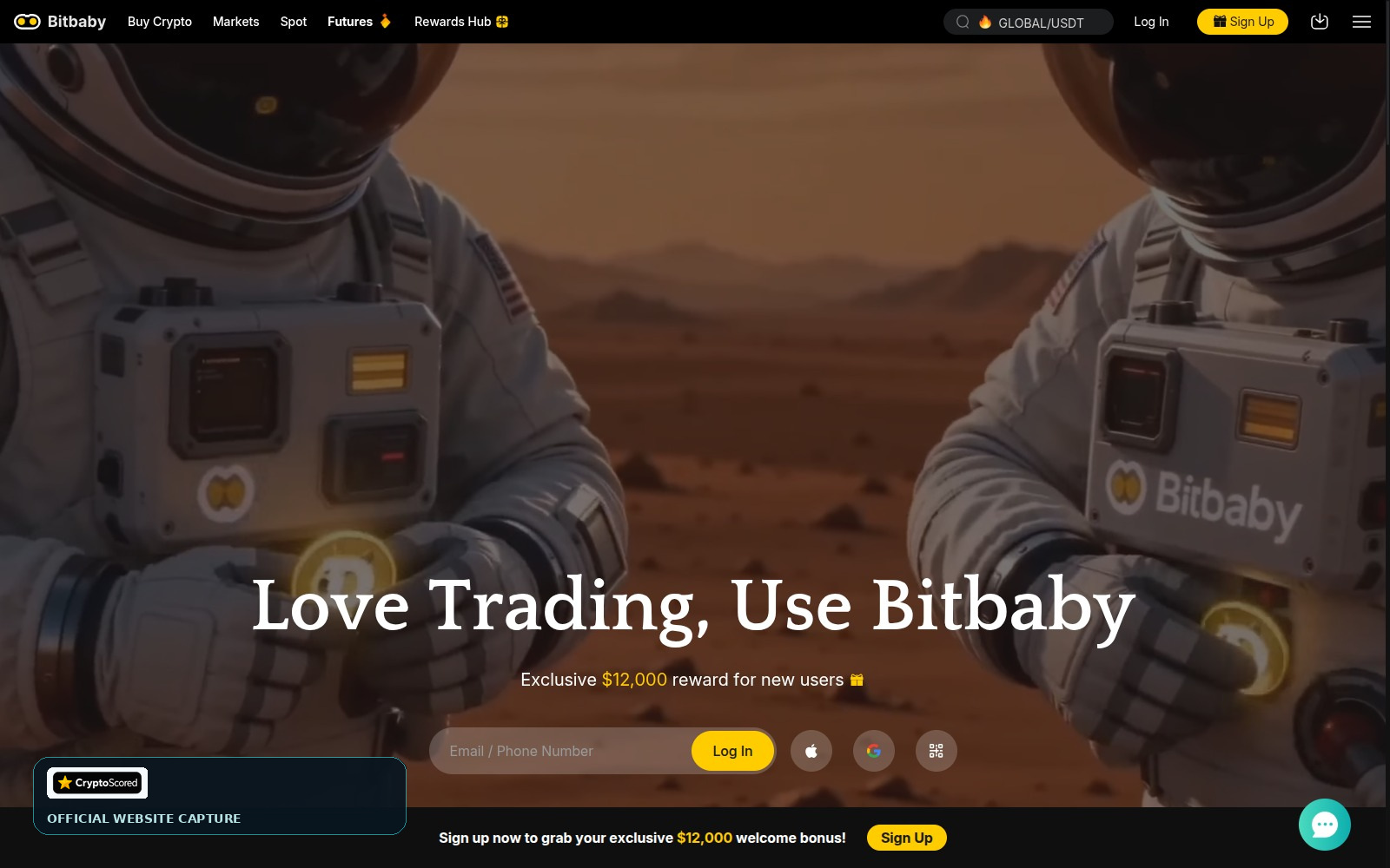 Bitbaby website preview