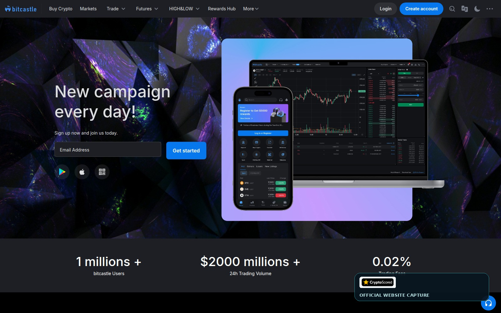 bitcastle website preview
