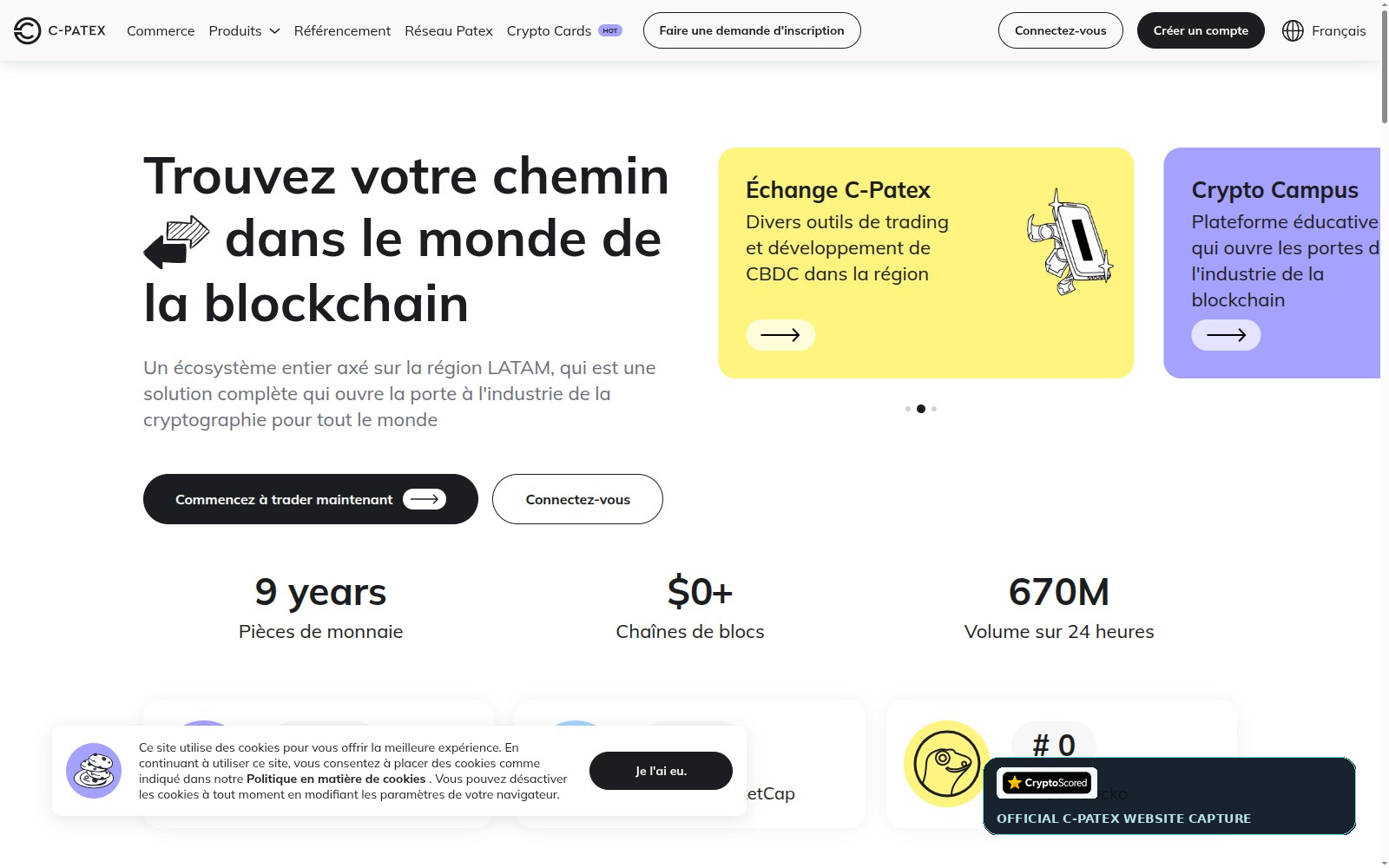 C-Patex website preview