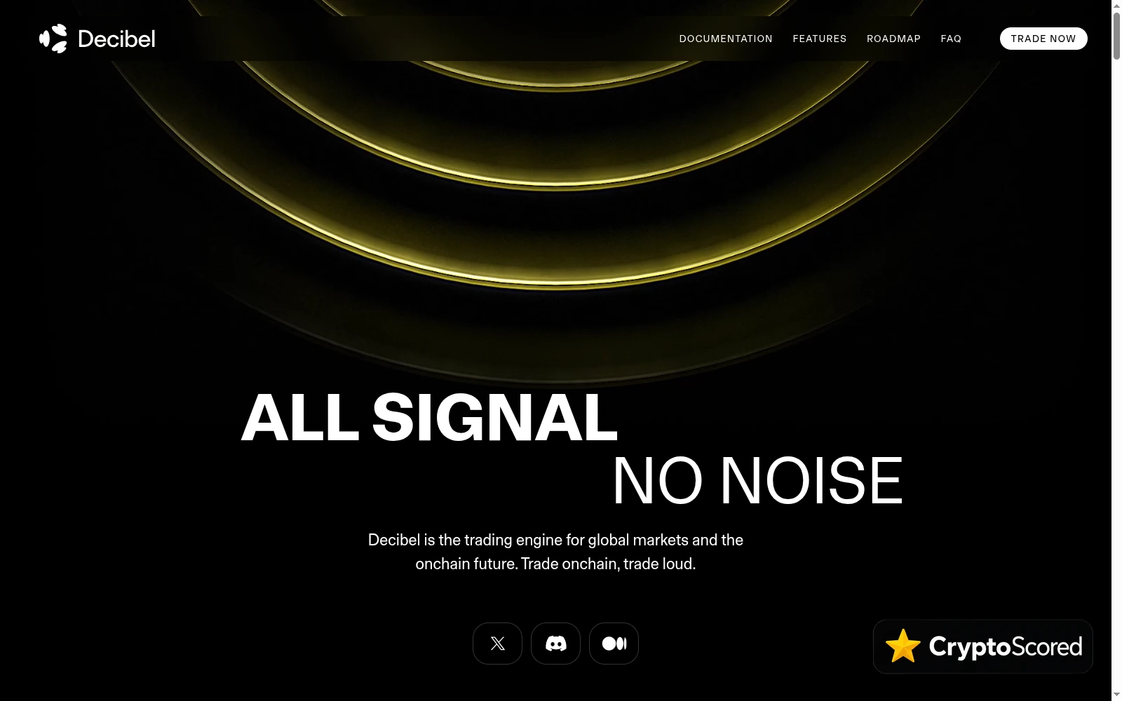 Decibel website preview