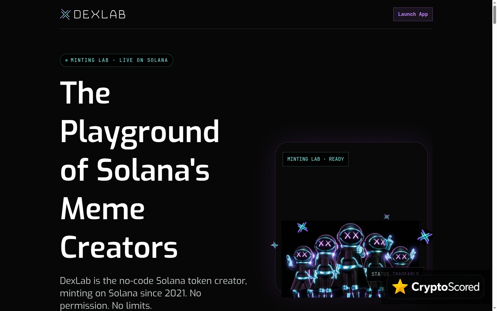 DexLab website preview