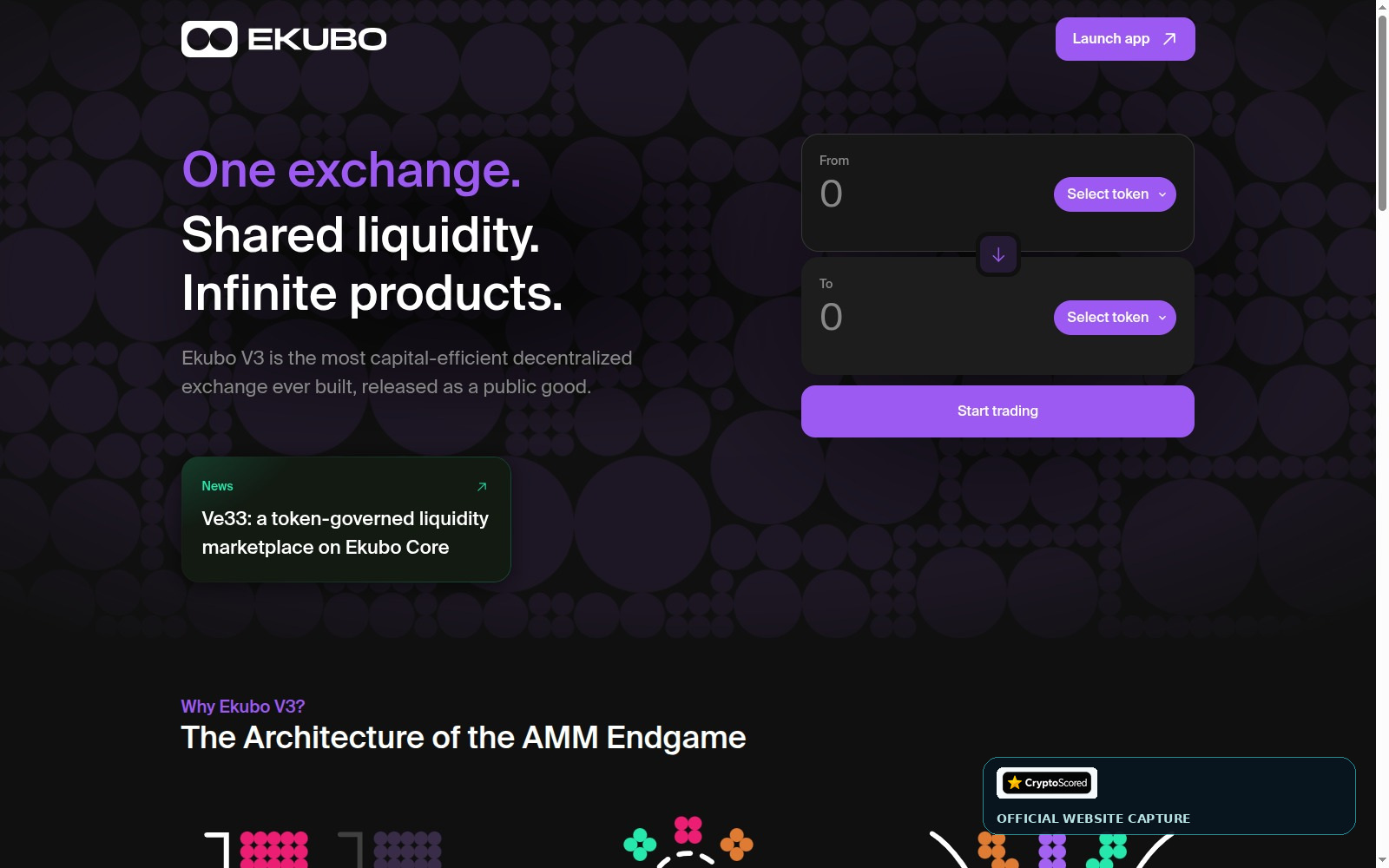 Ekubo website preview