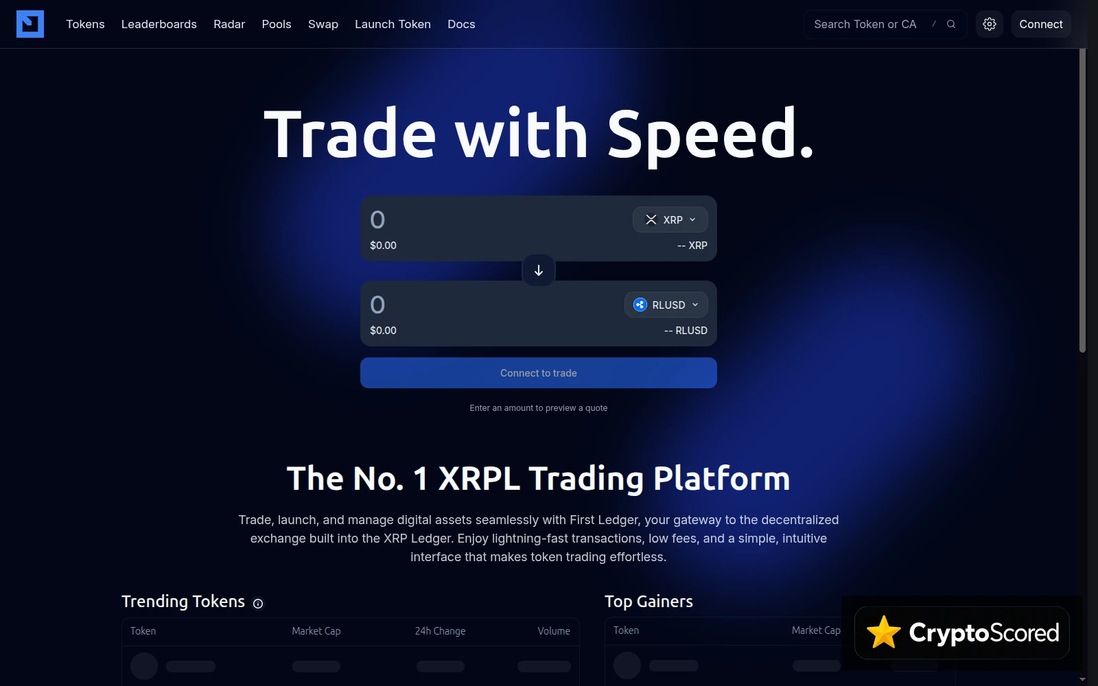 First Ledger website preview