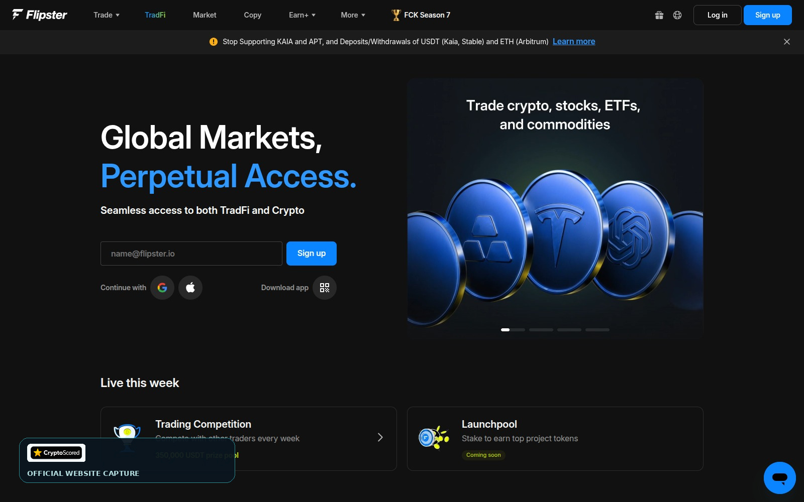 Flipster website preview