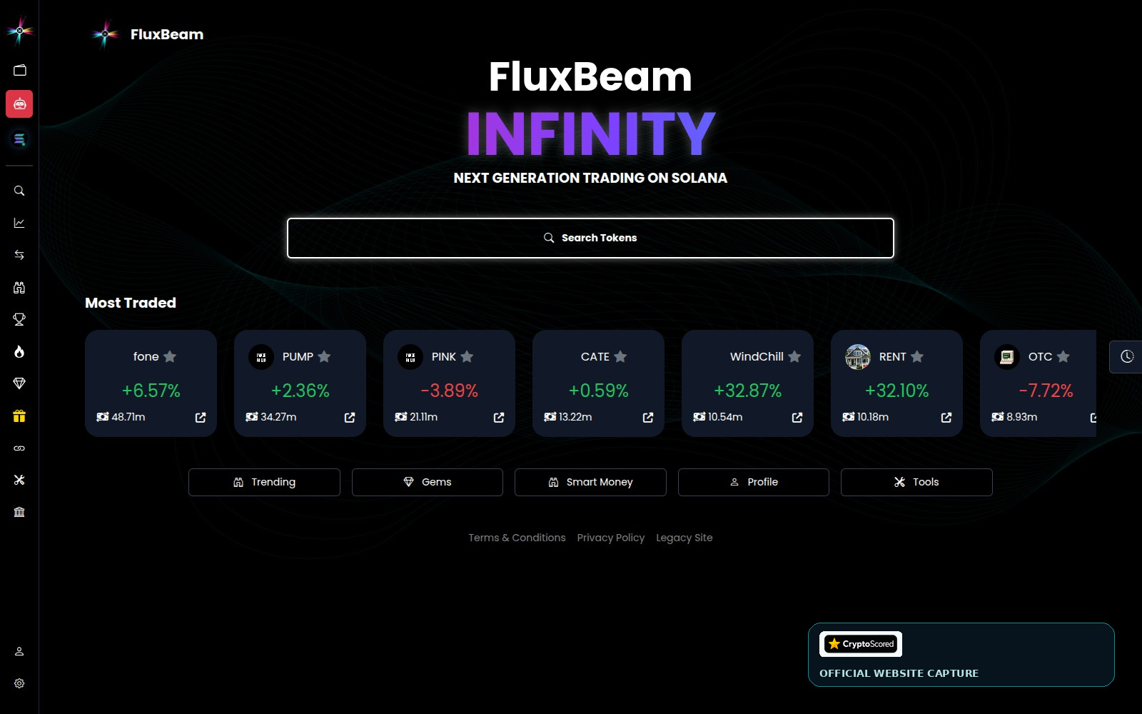 FluxBeam website preview