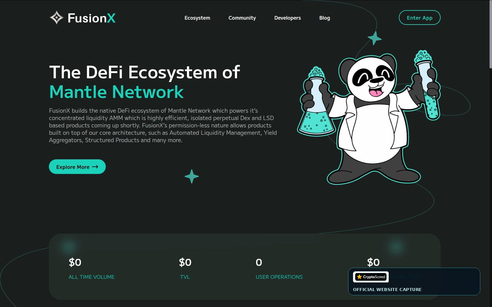 FusionX website preview