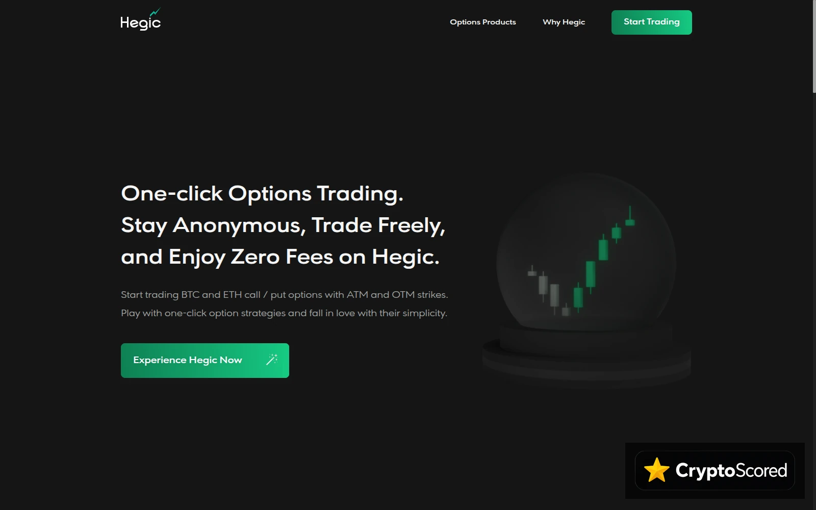 Hegic website preview