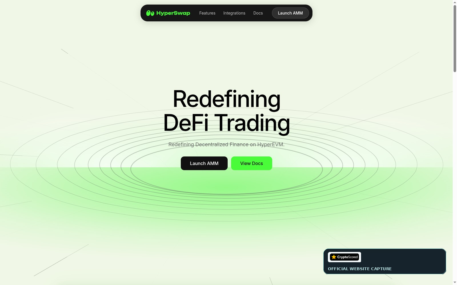 HyperSwap website preview