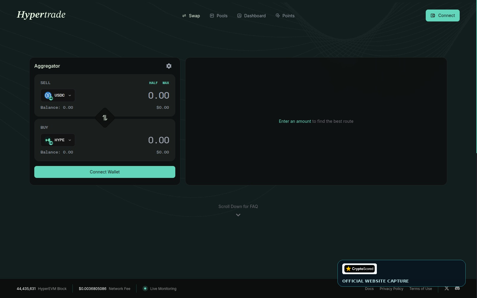 Hypertrade website preview