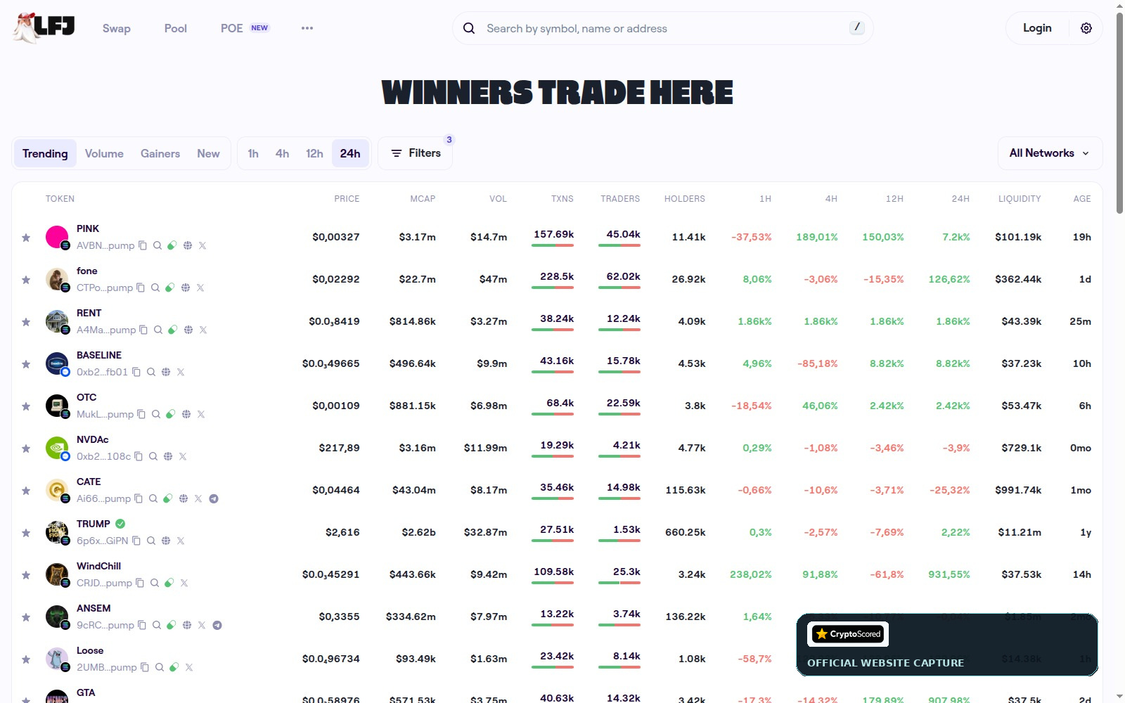 LFJ website preview
