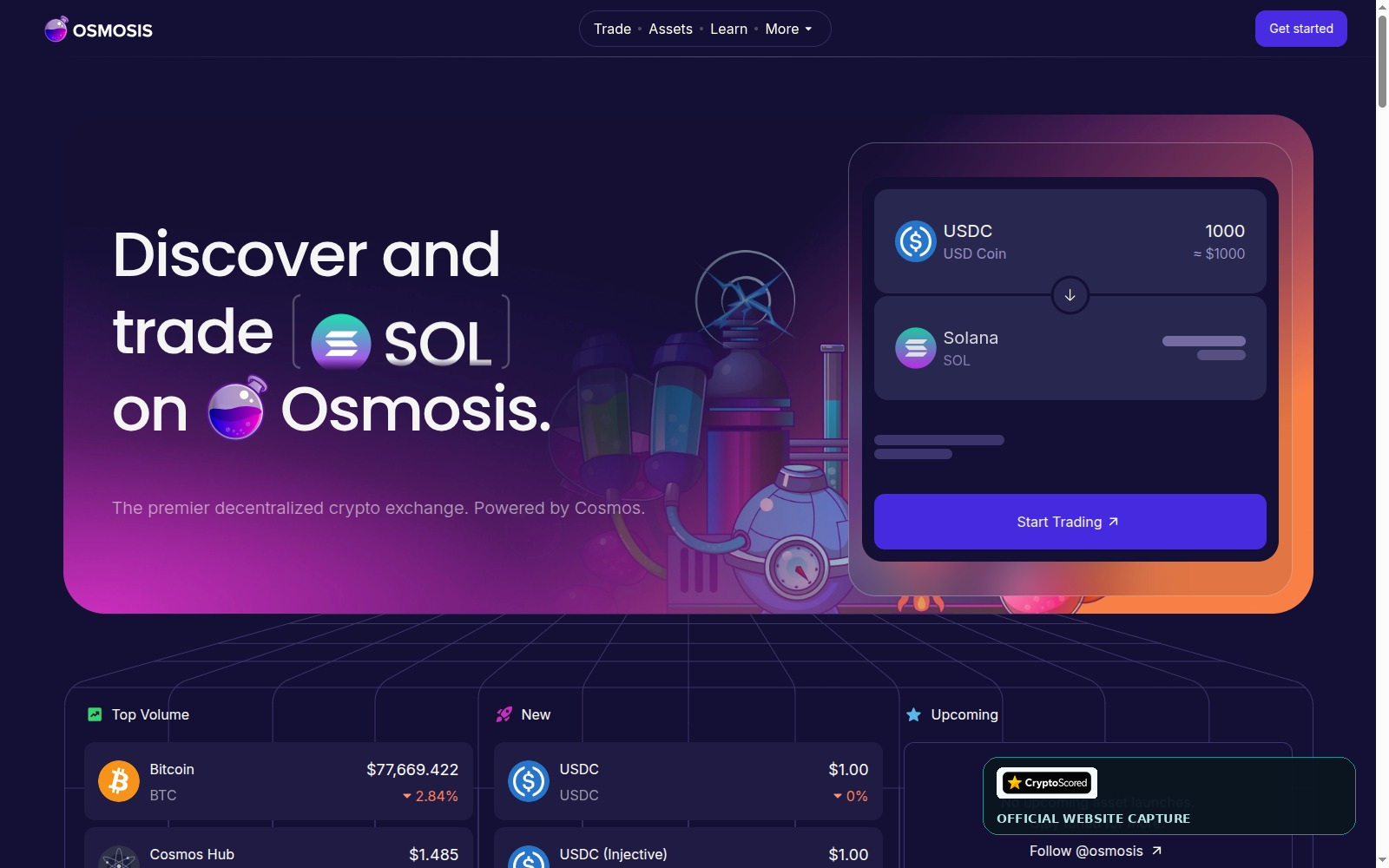 Osmosis website preview