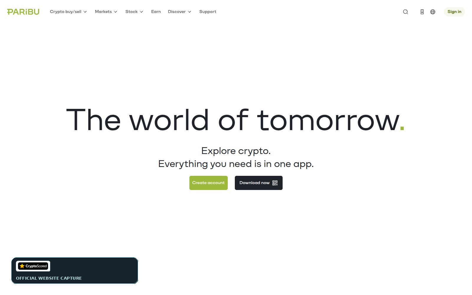 Paribu website preview