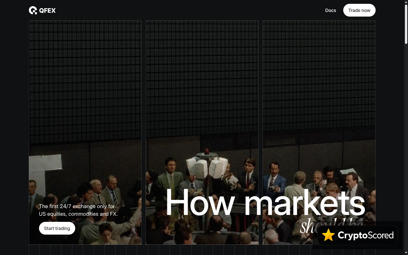 QFEX website preview