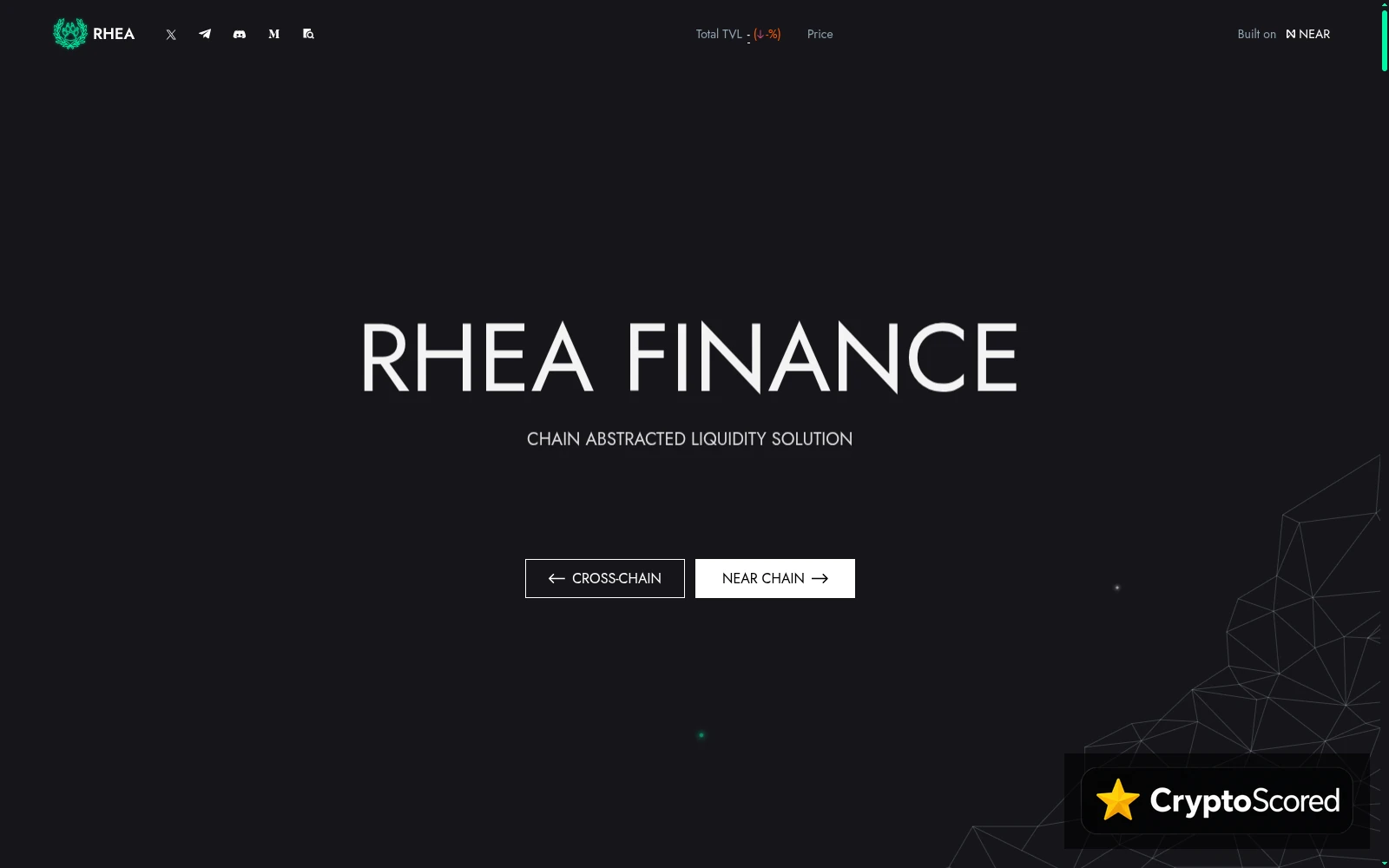 RHEA Finance website preview