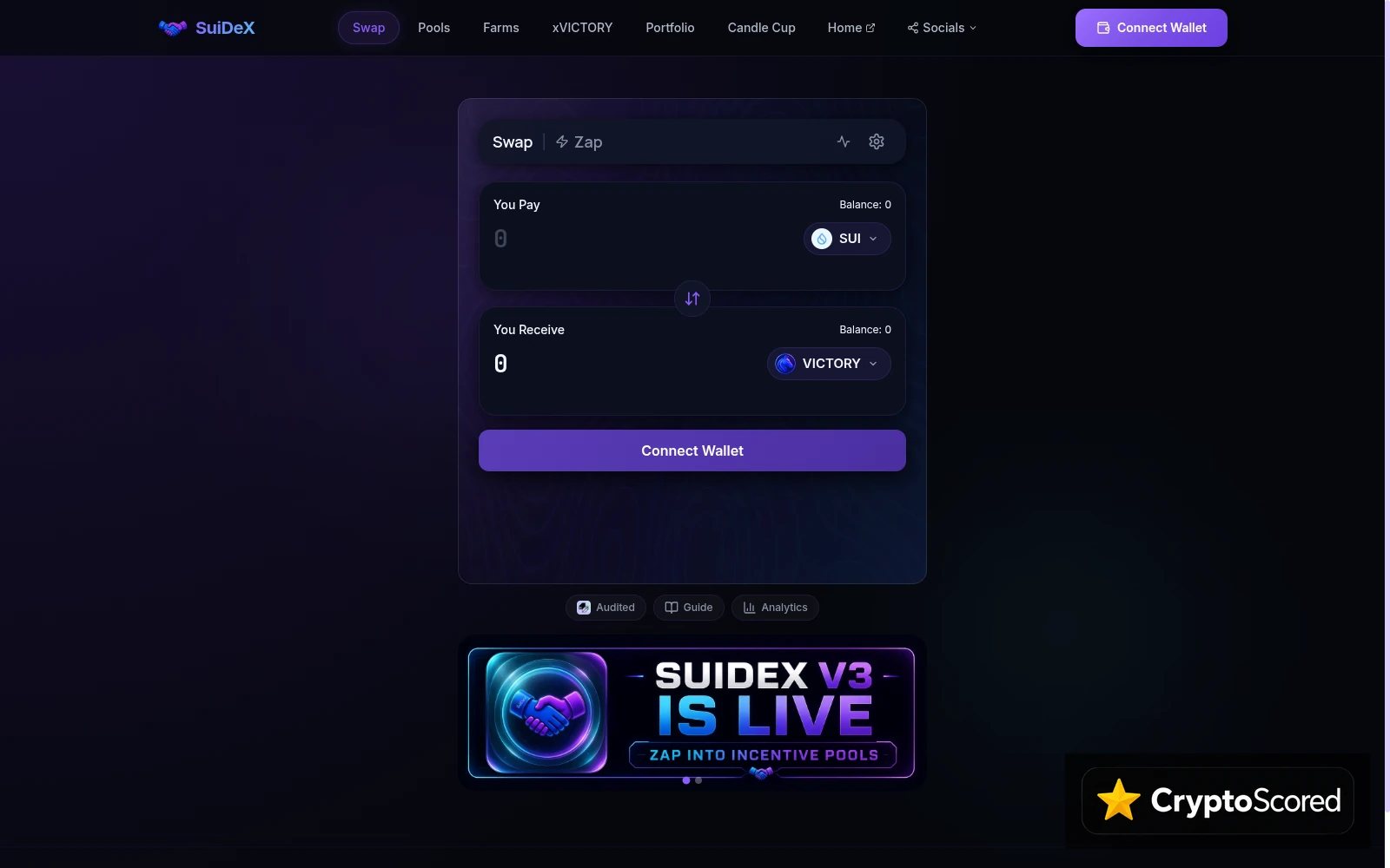SuiDeX website preview