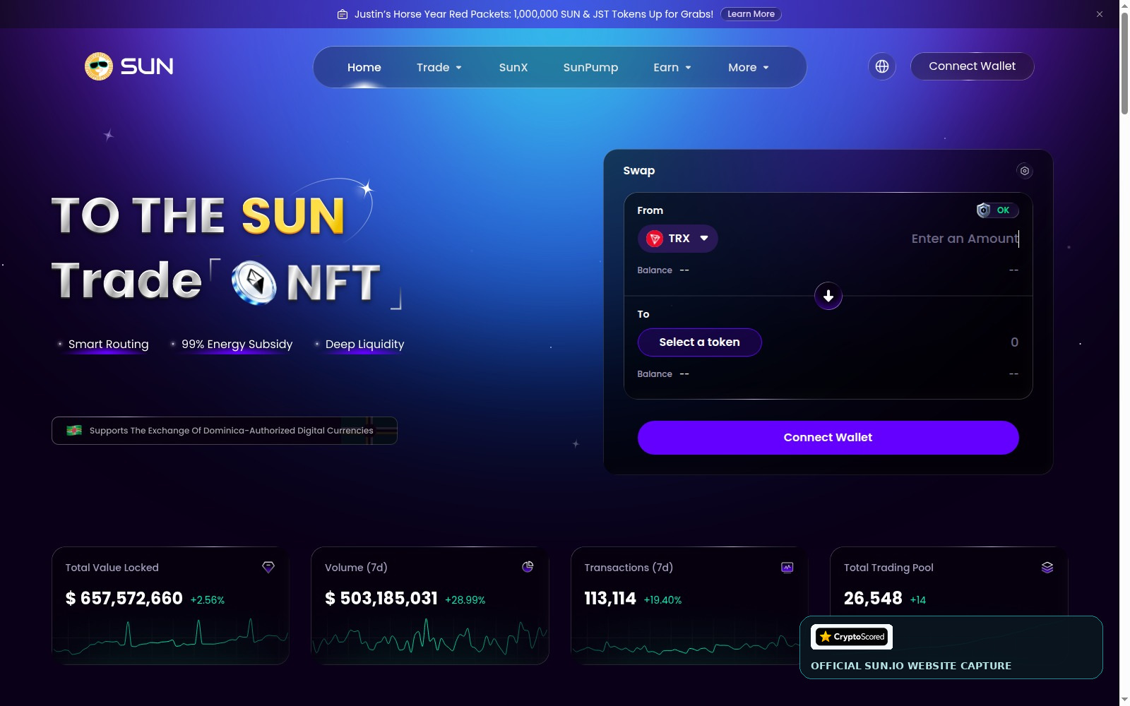 SUN.io website preview