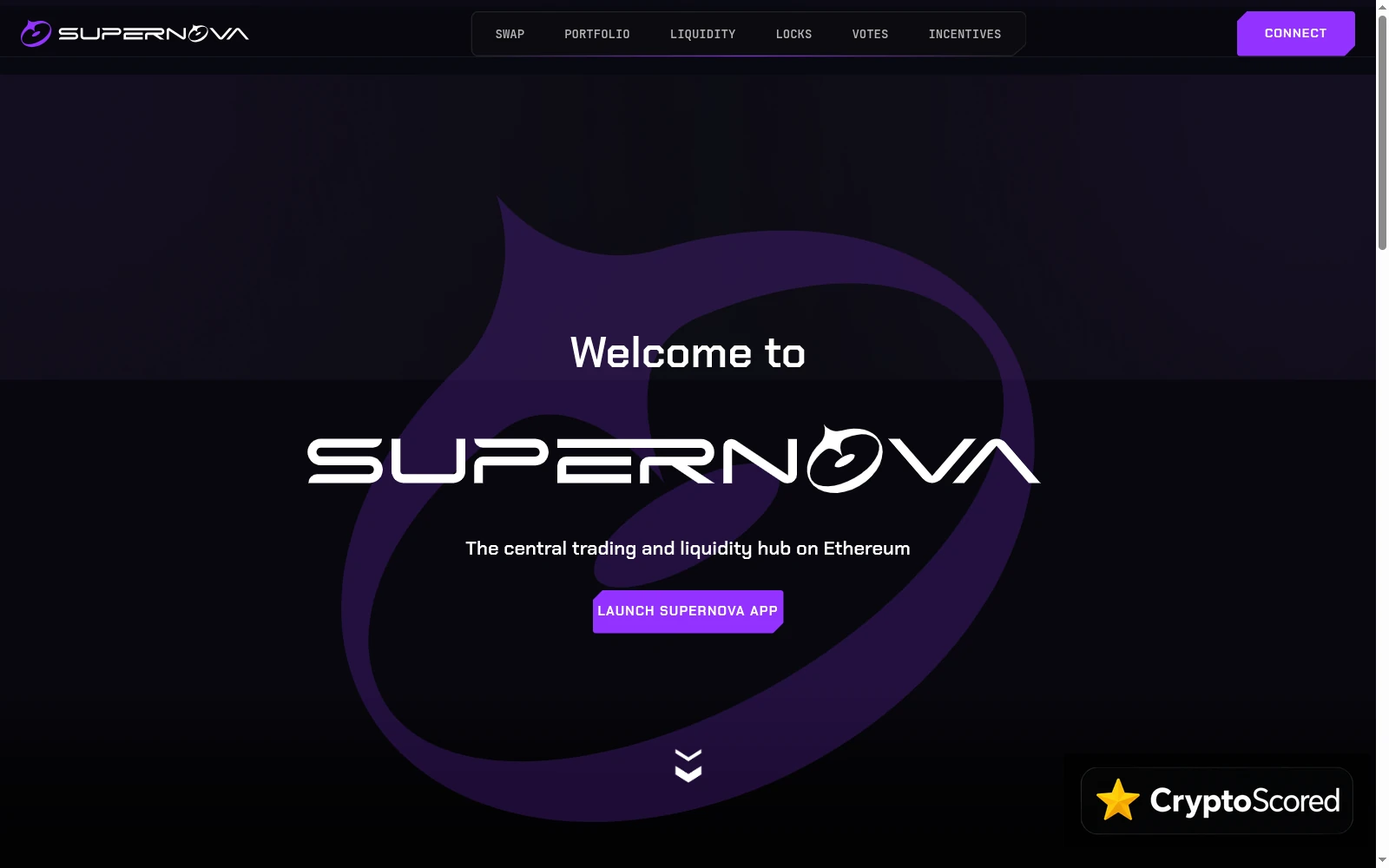 Supernova website preview