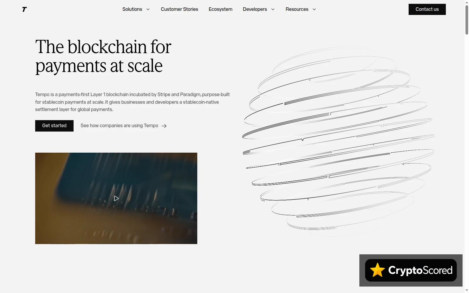 Tempo website preview