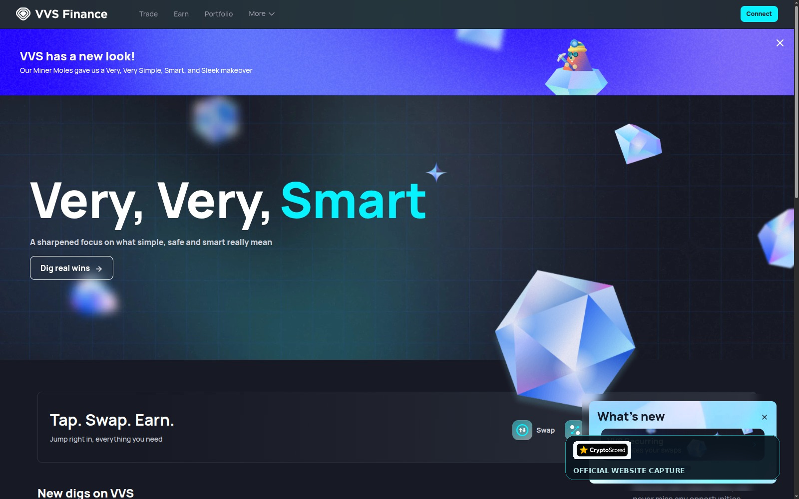 VVS Finance website preview