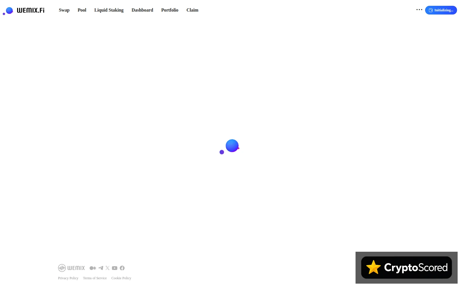 WEMIX.Fi website preview
