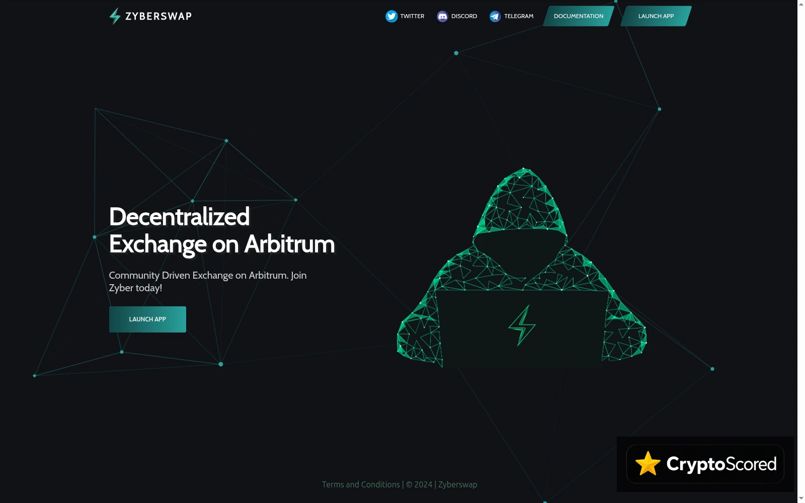 ZyberSwap website preview